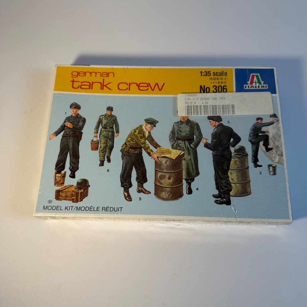 Italeri 306 German Tank Crew 1/35 WWII Model Kit Factory Sealed